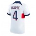 Maillot de foot Paris Saint-Germain Manuel Ugarte #4 Extérieur vêtements 2023-24 Manches Courtes